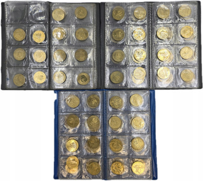Klasery z monetami 2 złote GN – 110 szt