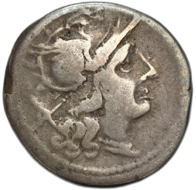 Republika Rzymska, Denar, Emisja Anonimowa , 179 – 170 p.n.e., Rzym