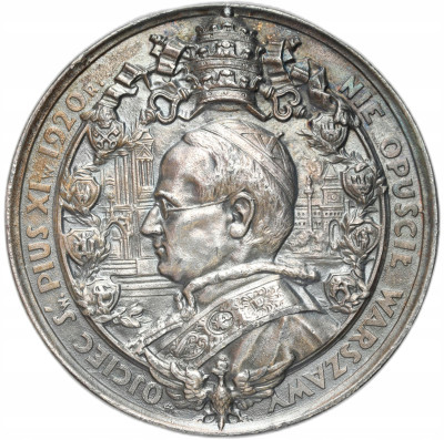 KOPIA. Medal na pamiątkę Cudu nad Wisłą 1930