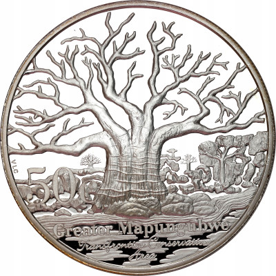 RPA. 5 – 50 centów 2012 Mapungubwe – 3,75 UNCJI SREBRA