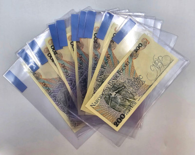 PRL. 200 złotych 1986 i 1988 RÓŻNE SERIE – 10 szt