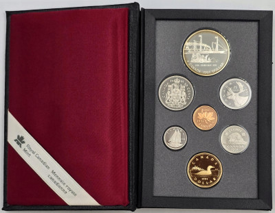 Kanada Mint Proof Set 1991