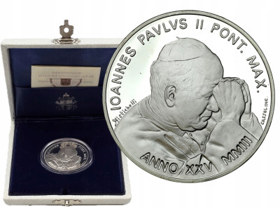 Watykan. 10 euro 2003 25. Rocznica Pontyfikatu Jana Pawła II – SREBRO