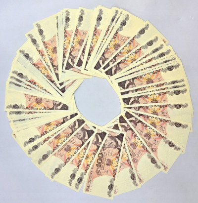 PRL. 100 złotych 1986-1988 – 78 szt