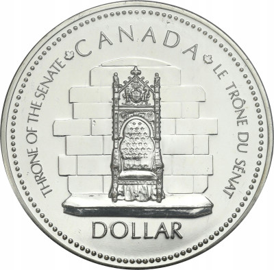 Kanada 1 dolar 1977 koronacja Elżbiety II – SREBRO