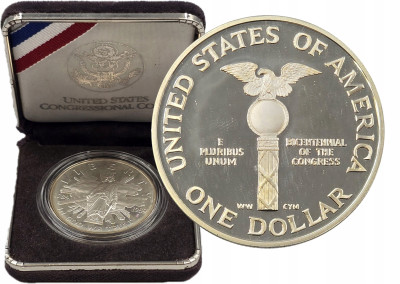 USA 1 dolar, 1989 200-lecie Kongresu