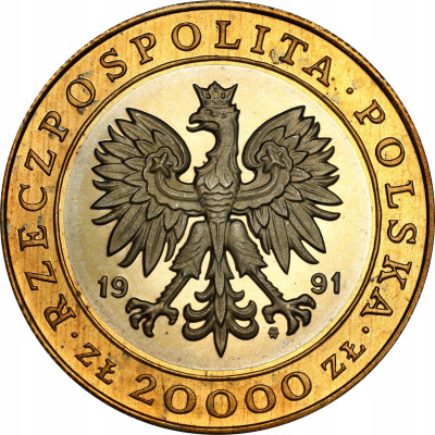 20.000 złotych 1991, 225 lat Mennicy