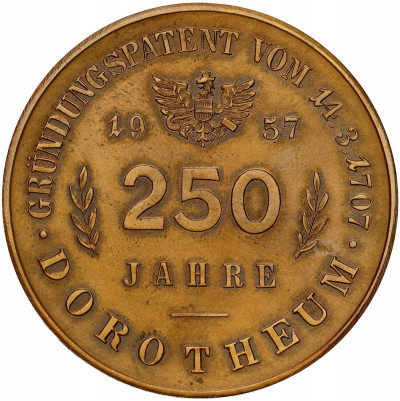 Austria, Medal 1957 - 250 lecie Dorotheum