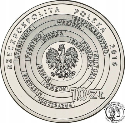 10 zł 2016 Centrum Pieniądza NBP im. Skrzypka