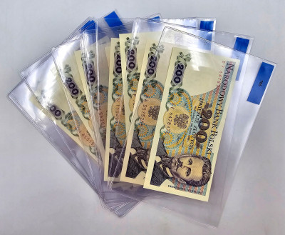 PRL. 200 złotych 1986 i 1988 RÓŻNE SERIE – 10 szt
