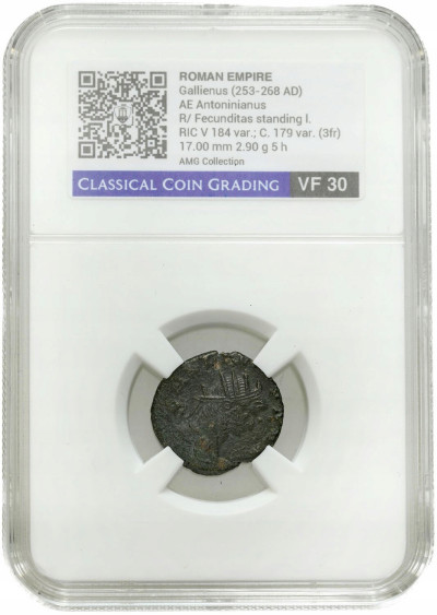 Cesarstwo Rzymskie. Gallienus (253-268). Antoninianus CCG VF30