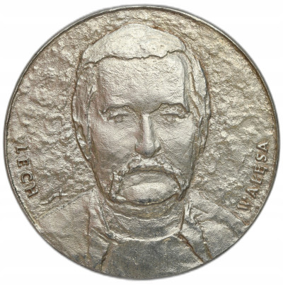 Polska medal Lech Wałęsa – SREBRO