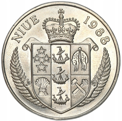Niue. 5 dolarów 1988 John F. Kennedy