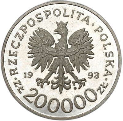 200.000 złotych 1993 Szczecin – SREBRO