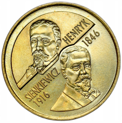 2 złote 1996 Henryk Sienkiewicz – RZADSZE