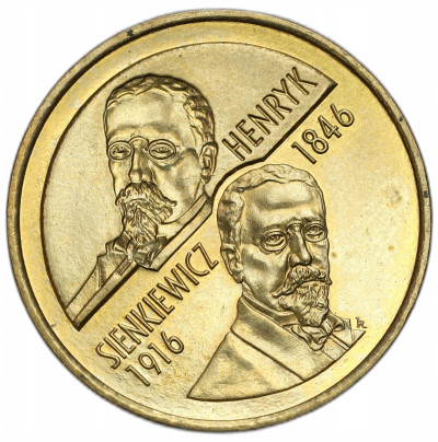 2 złote 1996 Henryk Sienkiewicz – RZADSZE