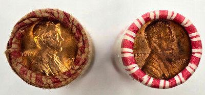 USA. RULON BANKOWY. 1 cent 1975 i 1985 – 2 szt