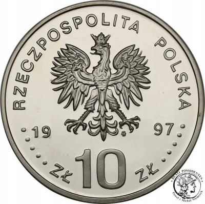 10 złotych 1997 Śmierć św. Wojciecha - SREBRO