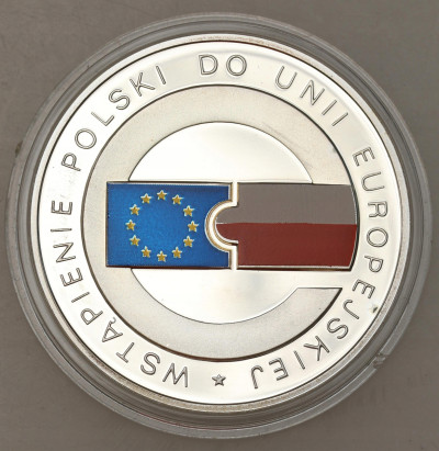 10 złotych 2004 wstąpienie do Unii Europejskiej – SREBRO