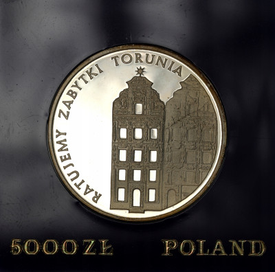 5000 złotych 1989 Zabytki Torunia – SREBRO