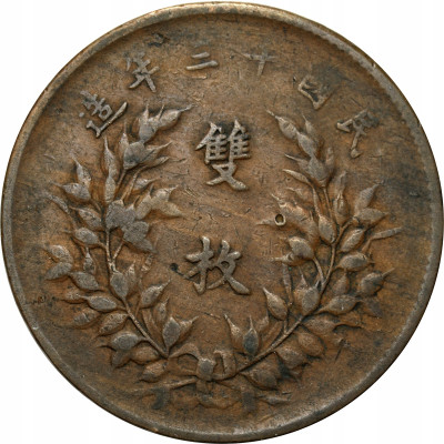 Chiny. Hunan 20 cash 1924