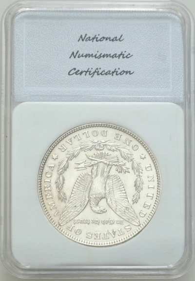 USA - 1 dolar Morgana 1887 - SREBRO NNC MS63