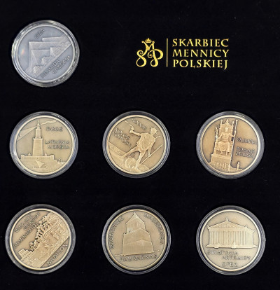 Kolekcja Starożytne Cuda Świata 7 sztuk - SREBRO