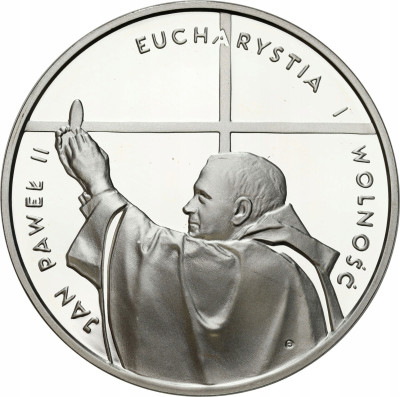 10 złotych 1997 Jan Paweł II Eucharystia – SREBRO