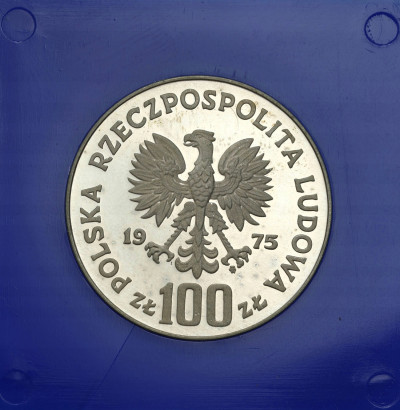 100 złotych 1975 Zamek Królewski w Warszawie - SREBRO