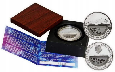 Australia 1 dolar 2009 Skarby Australii Diamenty