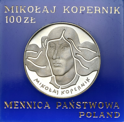 100 złotych 1974 Mikołaj Kopernik – SREBRO