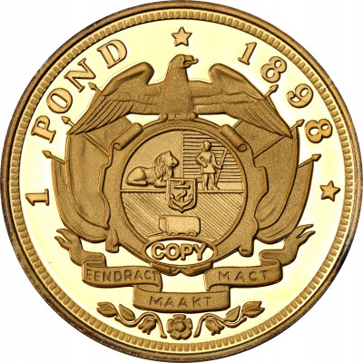 KOPIA/REPLIKA. Single 9 z 1899, SREBRO + PUDEŁKO