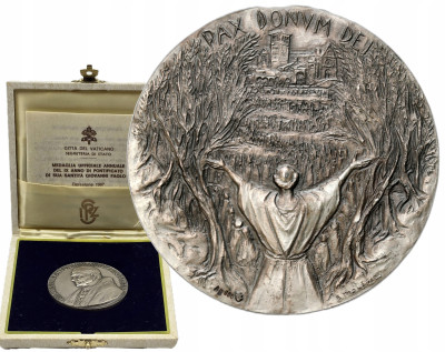 Watykan. Medal 1987 – Jan Paweł II - SREBRO