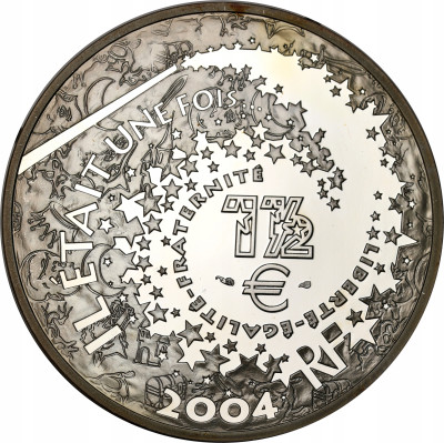 Francja 1 1/2 Euro Bajka Alladyn 2004 – SREBRO