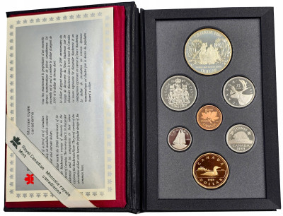 Kanada. Mint Proof Set 1989 - SREBRO
