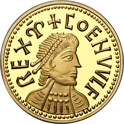 KOPIA/REPLIKA. Coenwulf Gold Penny z 805 roku – SREBRO
