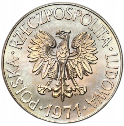PRL. 10 złotych 1971 Kościuszko – ZJAWISKOWY