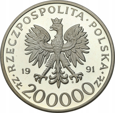 200.000 złotych 1991 Okulicki – Niedźwiadek – SREBRO