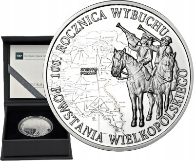 10 złotych 2018 100. rocznica wybuchu Powstania Wielkopolskiego