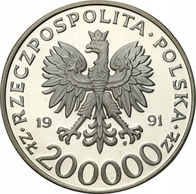 200.000 złotych 1991 Targi Poznańskie – SREBRO