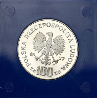 100 złotych 1977 Żubr – SREBRO