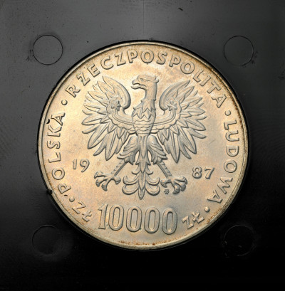 PRL. 10.000 złotych 1987 Jan Paweł II – SREBRO