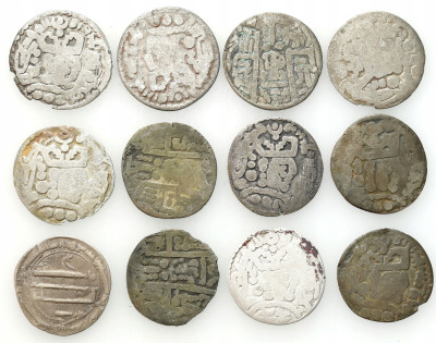 Islam. Abbasydzi. Dirham, zestaw 12 sztuk (11 szt. Buchara)