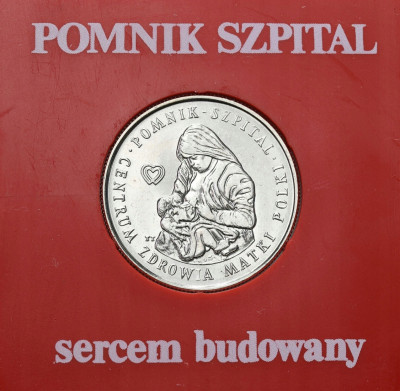 100 złotych 1985 - Pomnik Szpital Sercem Budowany