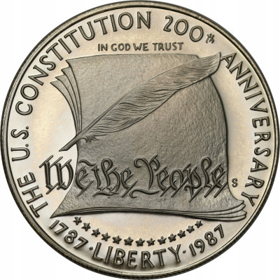 USA. 1 dolar 1987 200. rocznica Konstytucji – SREBRO