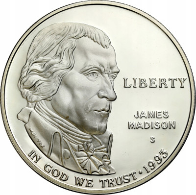 USA 1 dolar 1993 S James Madison