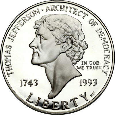 USA 1 dolar 1993 Thomas Jefferson