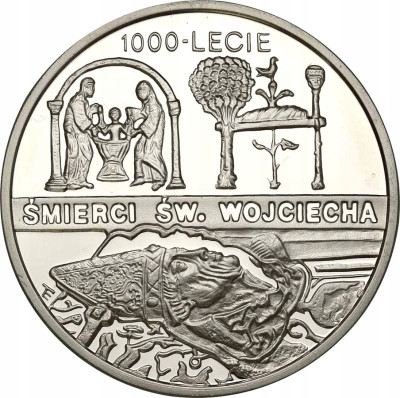 10 złotych 1997 Śmierć św. Wojciecha – SREBRO