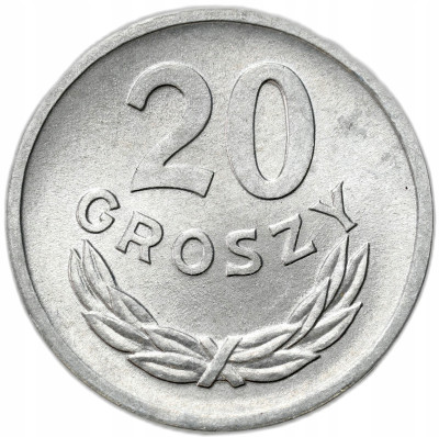 PRL. 20 groszy 1969 – Z RULONU