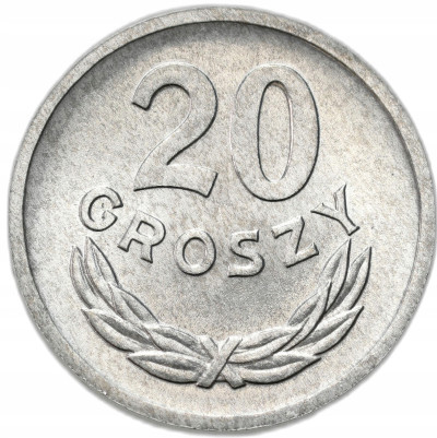 PRL. 20 groszy 1969 – Z RULONU